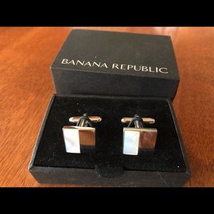 Banana Republic Mother of Pearl Cuff Links